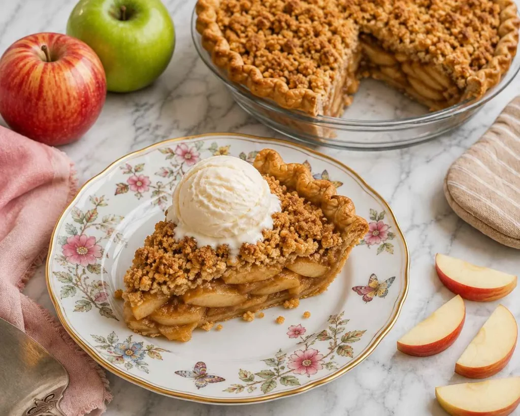 Apple Crumble Pie