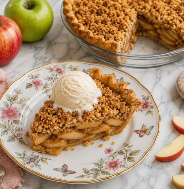 Apple Crumble Pie