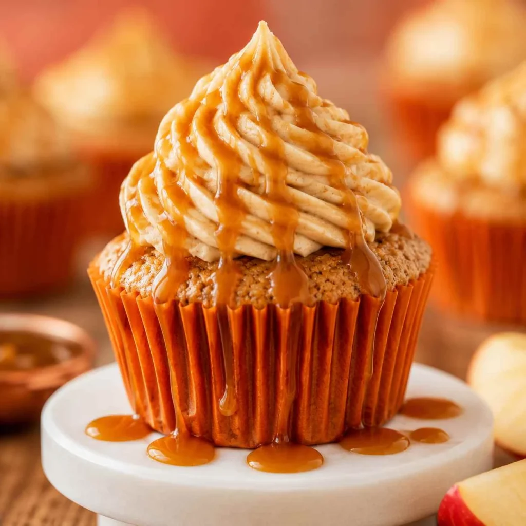 Caramel Apple Cupcakes