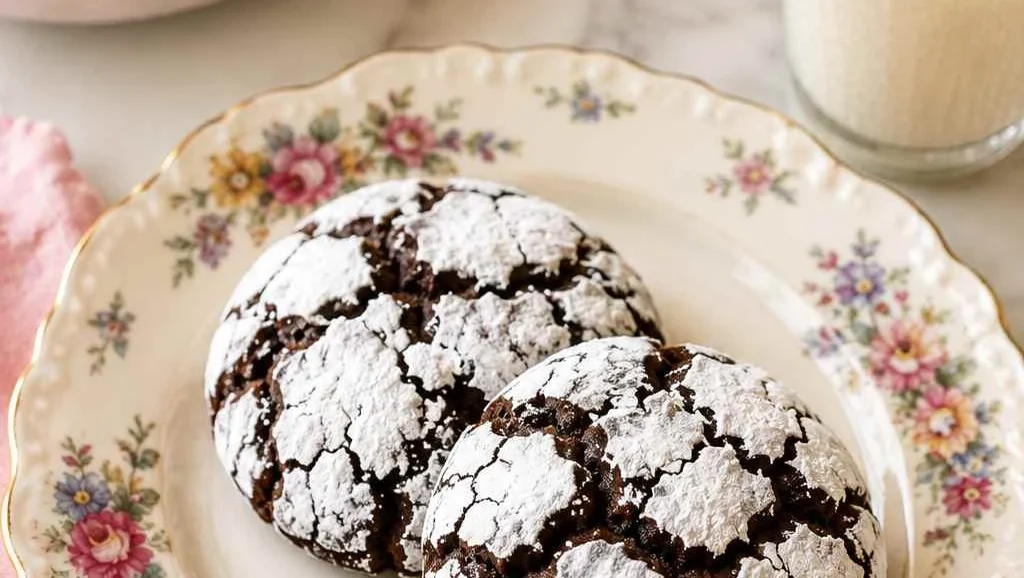 Chocolate Crinkle Cookies