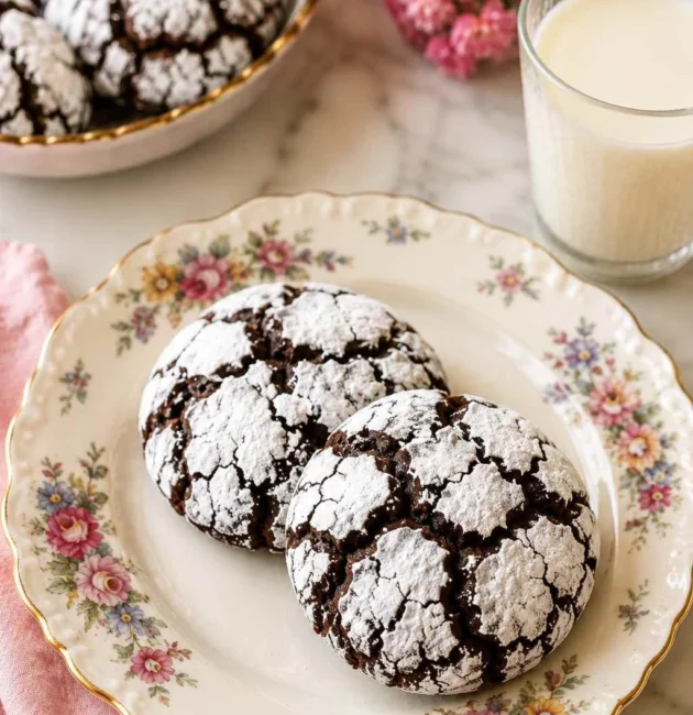 Chocolate Crinkle Cookies