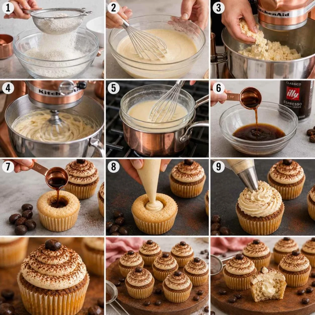 Tiramisu Cupcake Grid